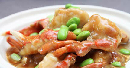 毛豆面拖蟹，最能体现独特鲜味的吃法