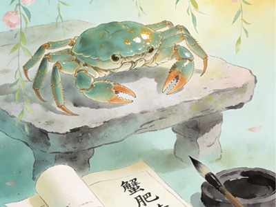 蟹状元:文人墨客笔下的蟹,是春日里的诗意