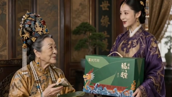 蟹状元安康福粽：能让太后点头的不光看用料，还得看排面