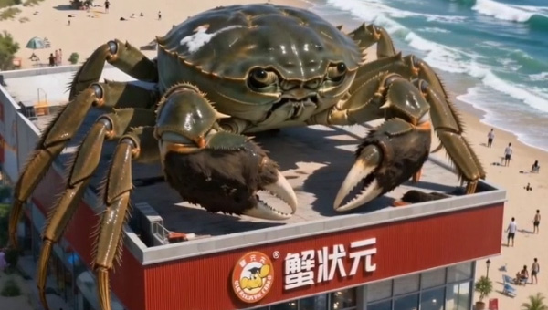 OMG沙滩巨物来袭！一定要看到最后！