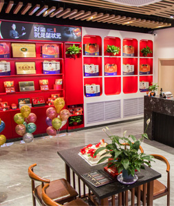 兰州城关店内一角