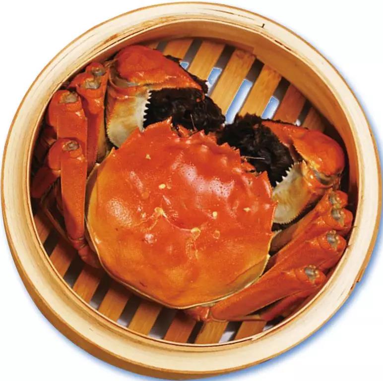 大闸蟹清蒸美食