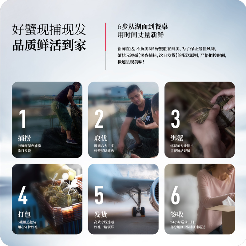 好蟹现场捕捞发送