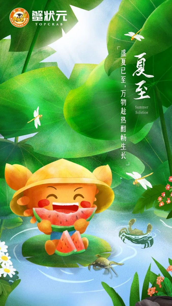 夏至2023已经到来大闸蟹成长中001