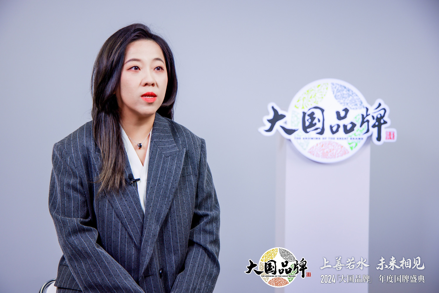 蟹状元品牌总经理王艳婷接受活动采访 蟹状元品牌总经理王艳婷接受活动采访